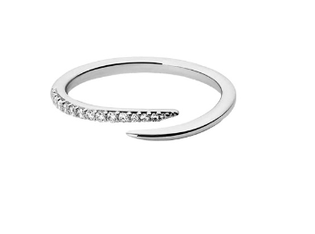 Creative Snake Design Diamond Ring Set